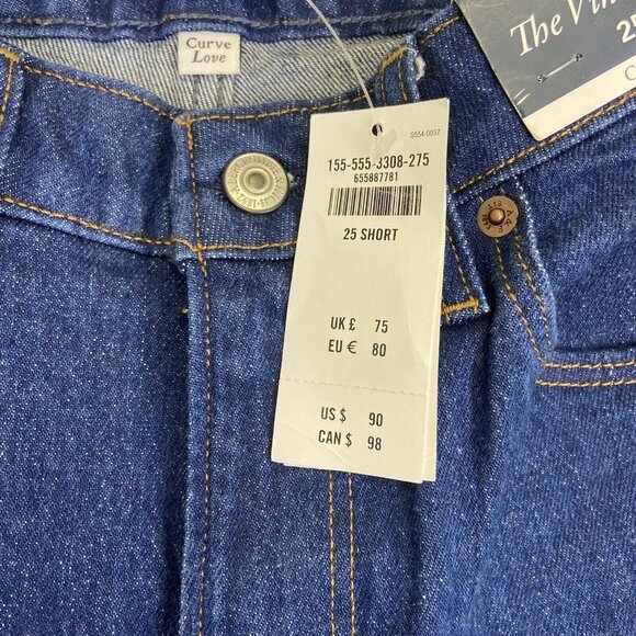 Abercrombie Fitch Women Jeans 25 0s Short Curve Love The Vintage Flare High Rise - Picture 8 of 11